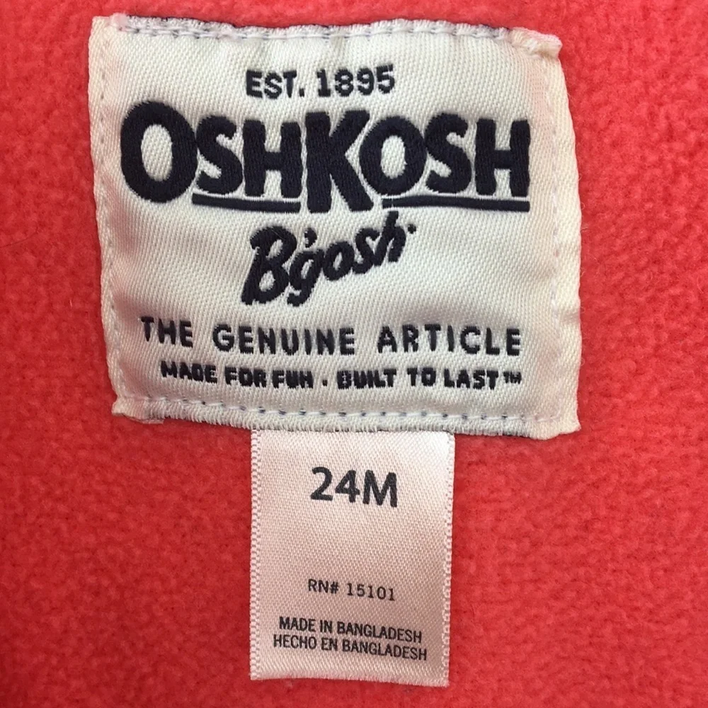 Oshkosh B'gosh The Genuine Article Girls Winter Coat Size 24 Mo GREAT Condition